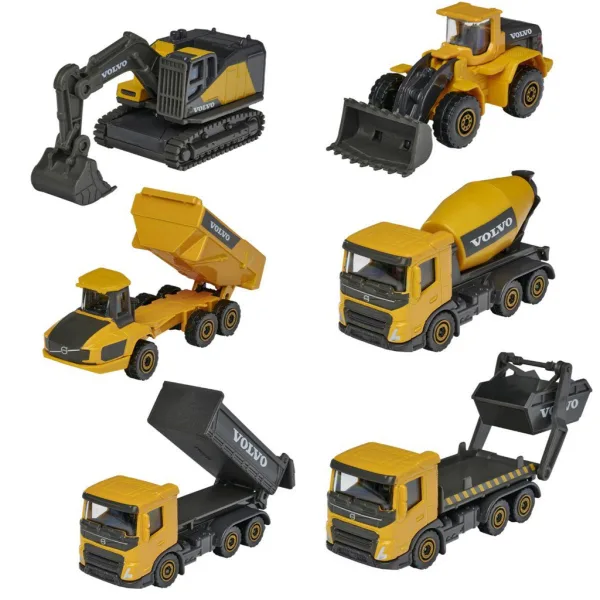 Majorette: Građevinski Volvo strojevi u raznim varijantama 1 komad - Simba Toys slika 2