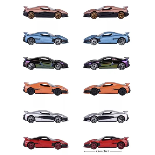 Majorette: Rimac Nevera Edition metalni automodeli u različitim varijantama 1/64 1 komad slika 4