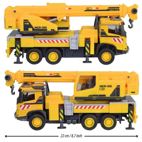Majorette: Volvo kamion s dizalicom sa svjetlom i zvukom 22 cm - Simba Toys slika 2