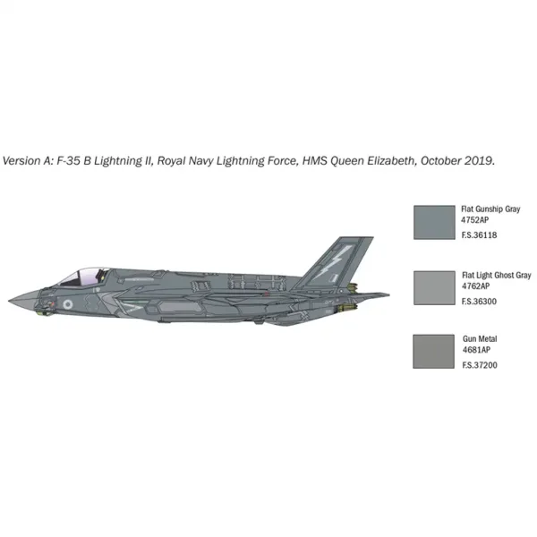 Maketa borbenog aviona Italeri 1/72 F-35B Lightning II slika 3