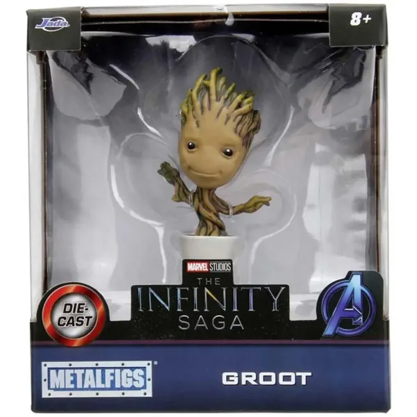 Marvel: Groot premium metalna akcijska figura 10cm - Jada Toys slika 4