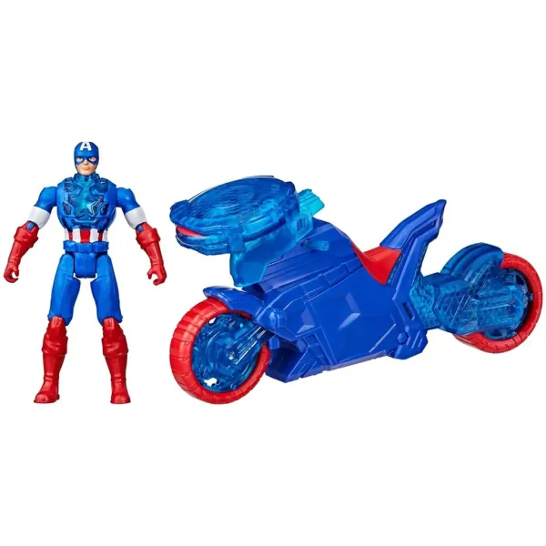 Marvel: Kapetan Amerika s motorom i bacačem štita - Hasbro slika 2