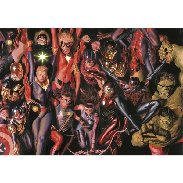 Marvel junaci puzzle od 1000 komada, 70x50cm - Clementoni slika 2