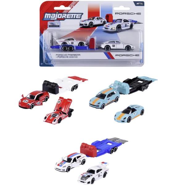 Majorette: Porsche Motorsport autić s prikolicom, razne varijante, 1 komad - Simba Toys slika 1