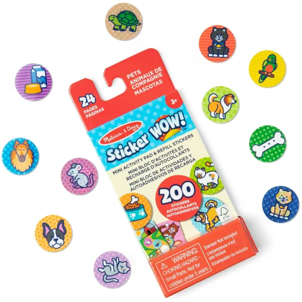 Melissa & Doug: Mini Sticker Wow! - Životinje - Spin Master slika 2
