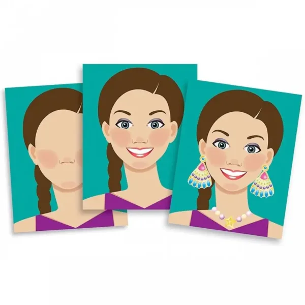 Melissa & Doug: Napravi lice kreativni set s naljepnicama slika 4