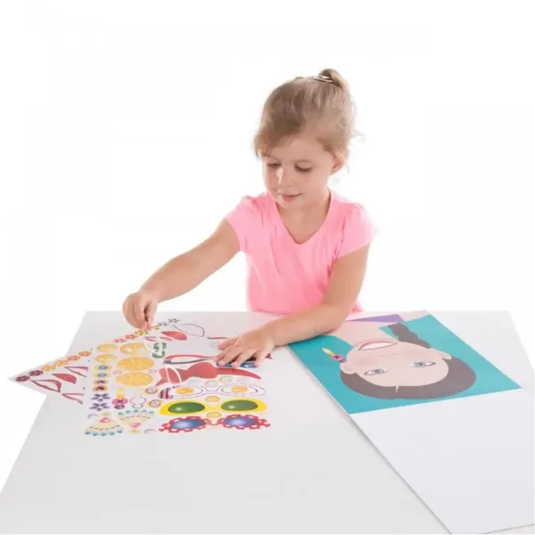 Melissa & Doug: Napravi lice kreativni set s naljepnicama slika 5
