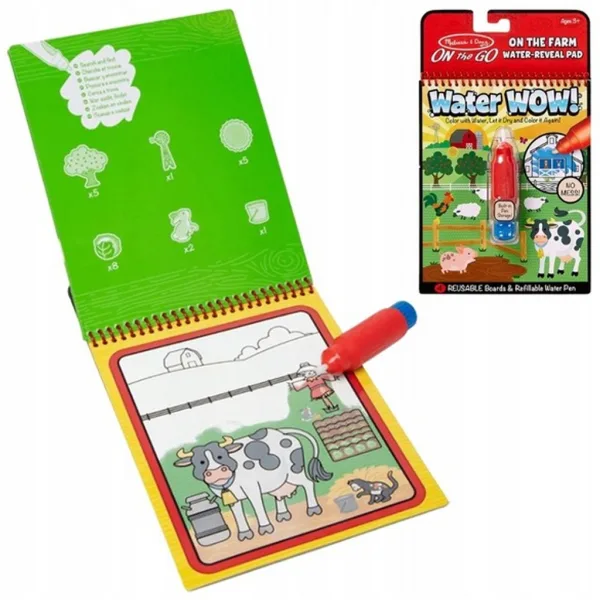 Melissa&Doug: Water WOW! crtanje vodom - Farma - Spin Master slika 2