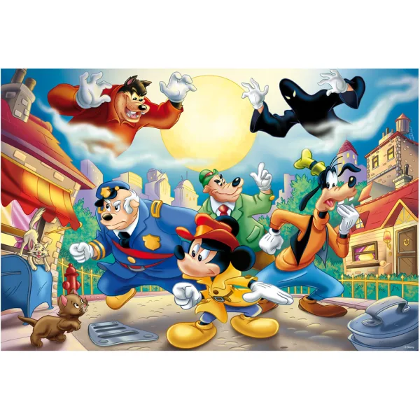Mickey Mouse - Detektiv 2 u 1 puzzle od 108 dijelova i bojanka 50x35 cm - Lisciani slika 2