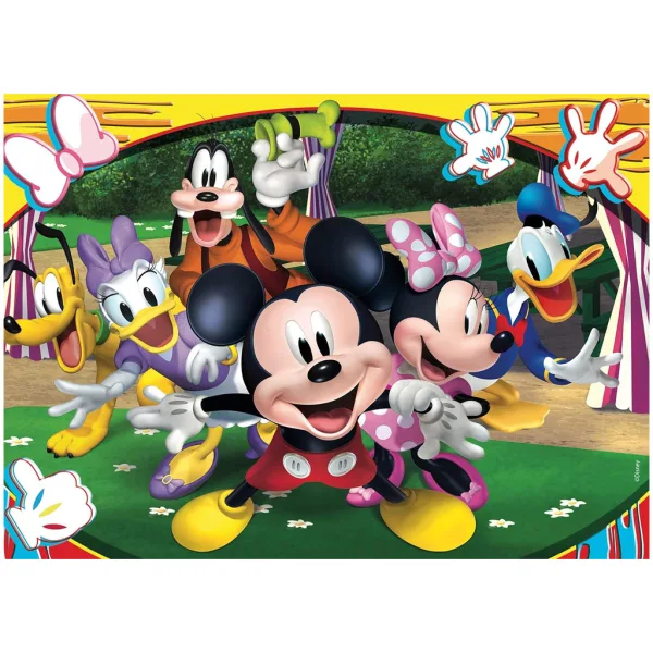 Mickey Mouse 2 u 1, slagalica od 48 dijelova i bojanka 35x25 cm – Lisciani slika 2