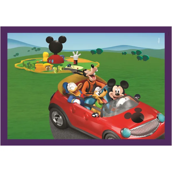Mickey i prijatelji 4 u 1 Supercolor slagalica - Clementoni slika 2