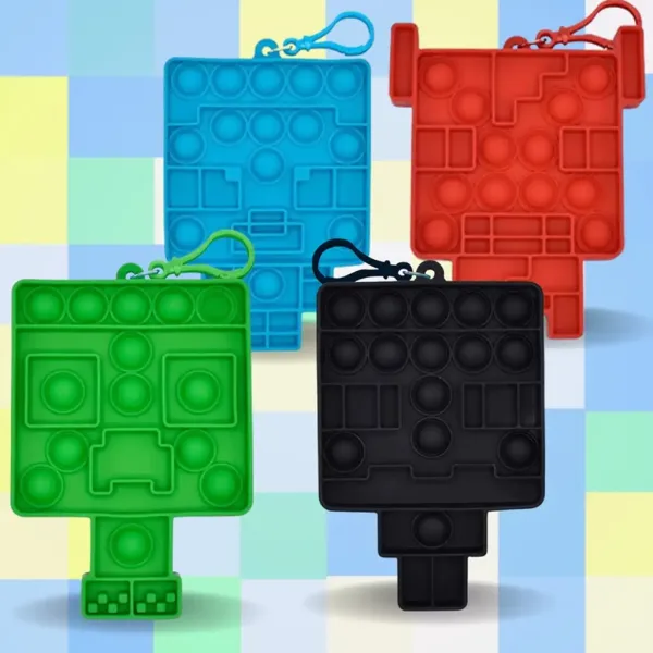 Minecraft Bubblers Mini Pop-it iznenađenje privjesak 1 komad slika 2
