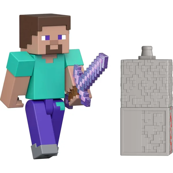 Minecraft: Figura Steve s dodacima - Mattel slika 2