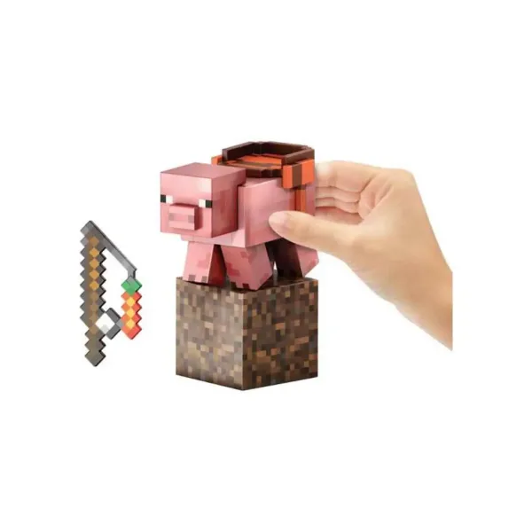 Minecraft: Diamond Level – figura svinje – Mattel slika 3