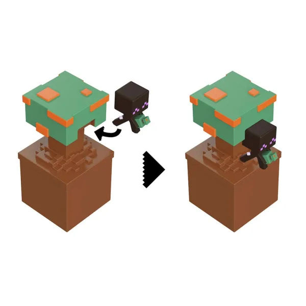 Minecraft Reveal minifigura u kutiji za pohranu - Azaleja - Mattel slika 2