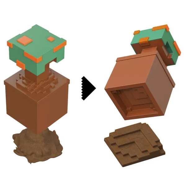 Minecraft Reveal minifigura u kutiji za pohranu - Azaleja - Mattel slika 3