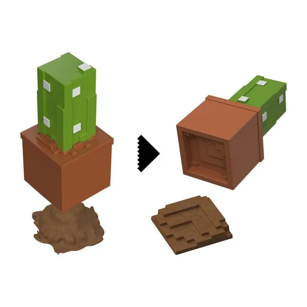 Minecraft Reveal minifigura u spremniku - Kaktus - Mattel slika 3