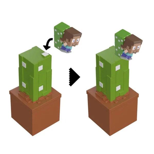 Minecraft Reveal minifigura u spremniku - Kaktus - Mattel slika 4
