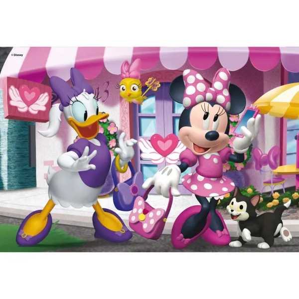 Minnie miš 2 u 1, slagalica od 108 dijelova i bojanka 50x35 cm - Lisciani slika 2