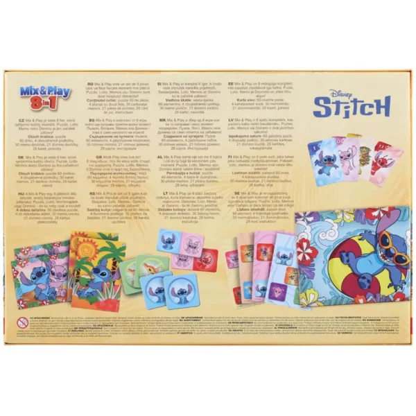 Mix&Play Stitch 8-u-1 kolekcija igara - Trefl slika 2