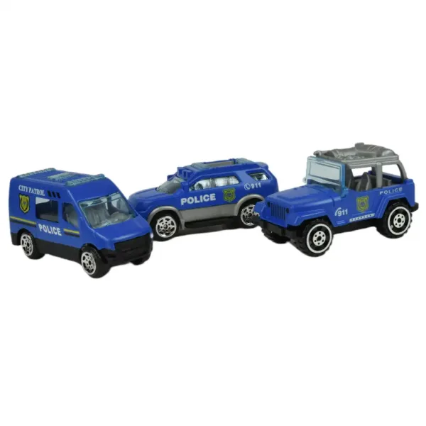 Model automobila: Javna 16-dijelna seta vozila za spašavanje, vatrogasna, vojna i radna vozila slika 5