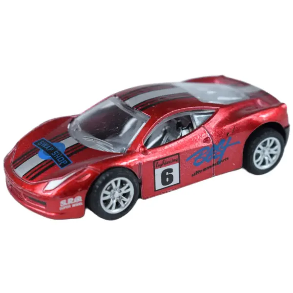 Model automobila: Metalni trkaći automobil u različitim verzijama 7cm 1/50 1db slika 6