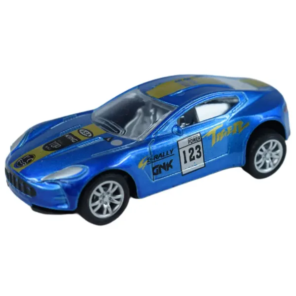 Model automobila: Metalni trkaći automobil u različitim verzijama 7cm 1/50 1db slika 8