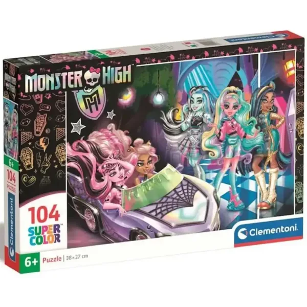 Monster High 2 104-dijelna supercolor slagalica - Clementoni slika 1