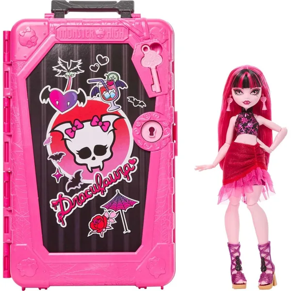 Monster High Tajne strašno dobrih prijatelja: Strašno putovanje Draculaura lutka - Mattel slika 2