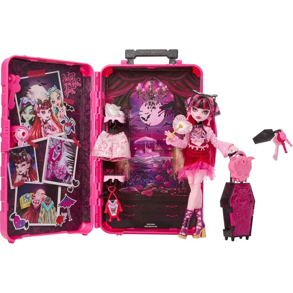 Monster High Tajne strašno dobrih prijatelja: Strašno putovanje Draculaura lutka - Mattel slika 4