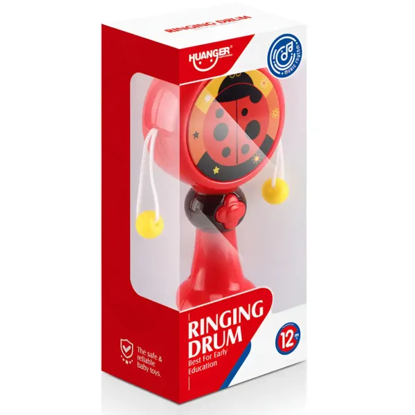 Music World: Bubanj s kuglicama i bubamarom, 17 cm slika 4