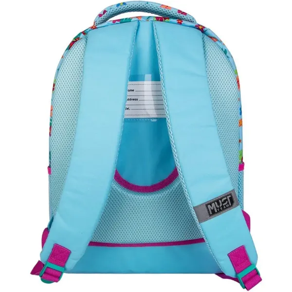 Must... Vaiana 2 zaobljena školska torba s 3 pretinca, ruksak 32x18x43 cm slika 2