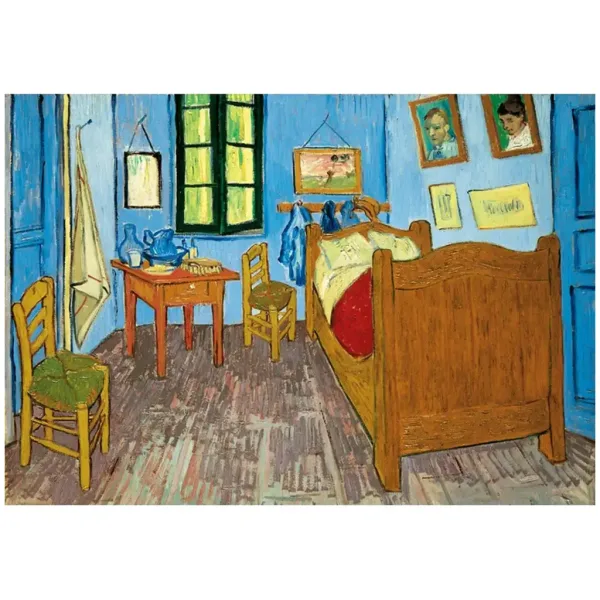 Muzejska kolekcija: Van Gogh - Van Goghova soba u Arlesu 1000-dijelna slagalica s posterom - Clementoni slika 2
