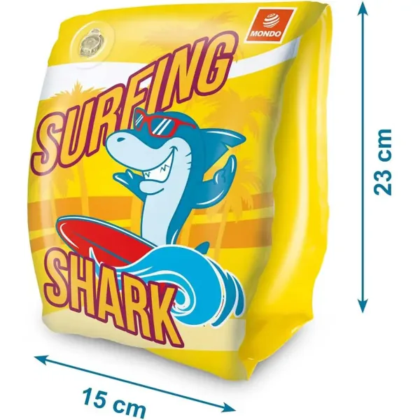 Napuhavajuće narukvice za plivanje s uzorkom morskog psa - Mondo Toys slika 2