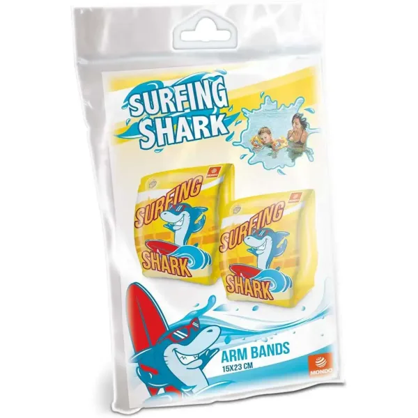 Napuhavajuće narukvice za plivanje s uzorkom morskog psa - Mondo Toys slika 3