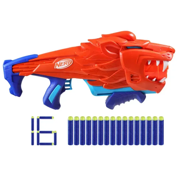 Nerf: Lionfury pjenasti pištolj s 16 metaka - Hasbro slika 2