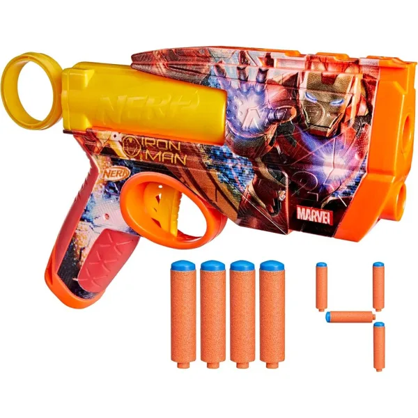 Nerf: Marvel Iron Man pjenasti pištolj - Hasbro slika 2
