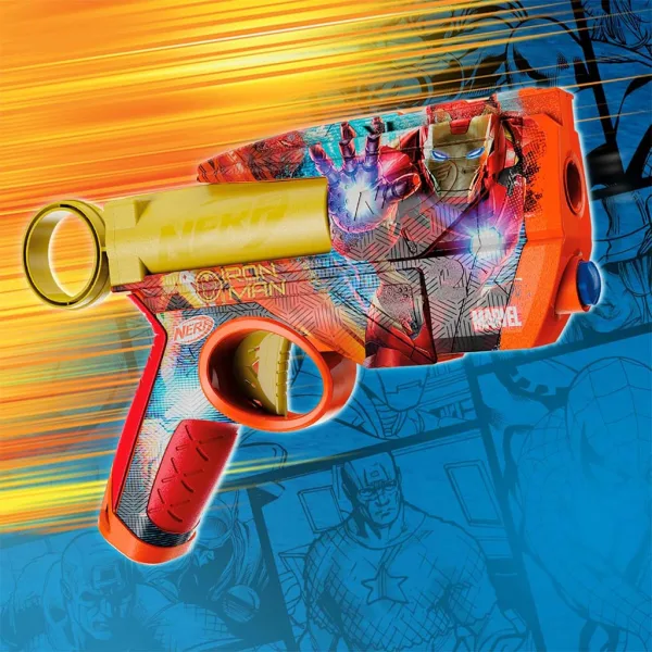 Nerf: Marvel Iron Man pjenasti pištolj - Hasbro slika 4