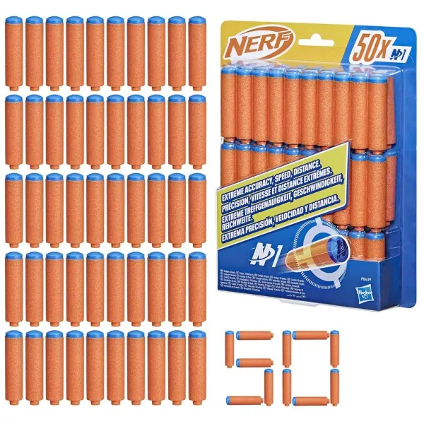 Nerf: N-Series: Set od 50 komada pjenastih metaka za ponovno punjenje - Hasbro slika 2
