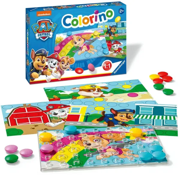 Psići u ophodnji Colorino set za izradu slika s točkicama - Ravensburger