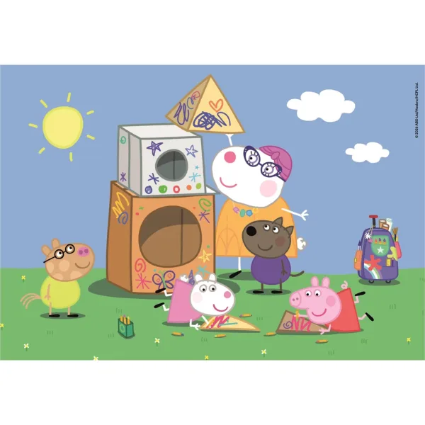 Peppa Pig 2 x 60-dijelne Supercolor slagalice - Clementoni slika 2