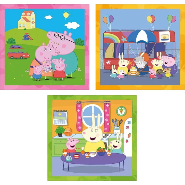 Peppa Prasić 3x48-dijelne Super Color slagalice - Clementoni slika 2