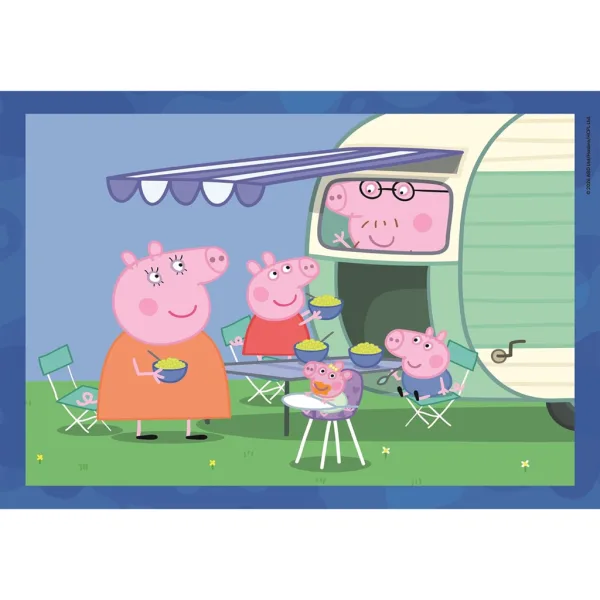 Peppa Prasić 4 u 1 Supercolor puzzle - Clementoni slika 3