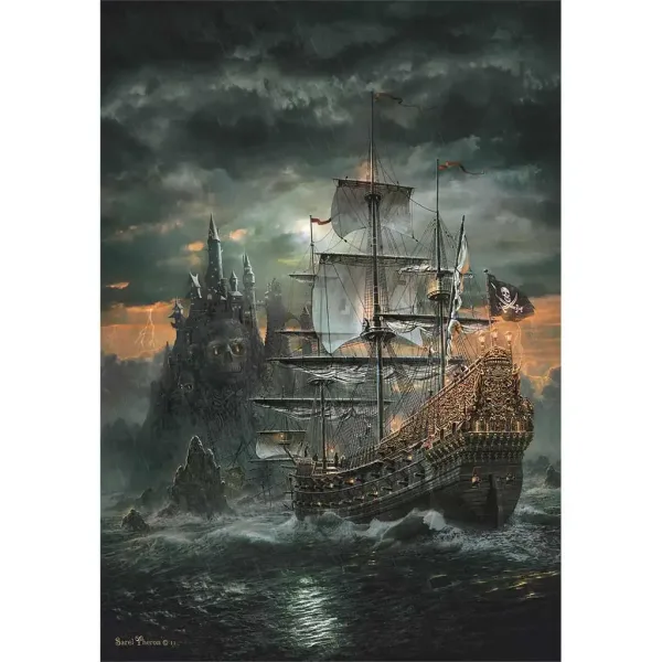 Piratski brod 1500-dijelni HQC puzzle 59,5x84,5cm - Clementoni slika 2
