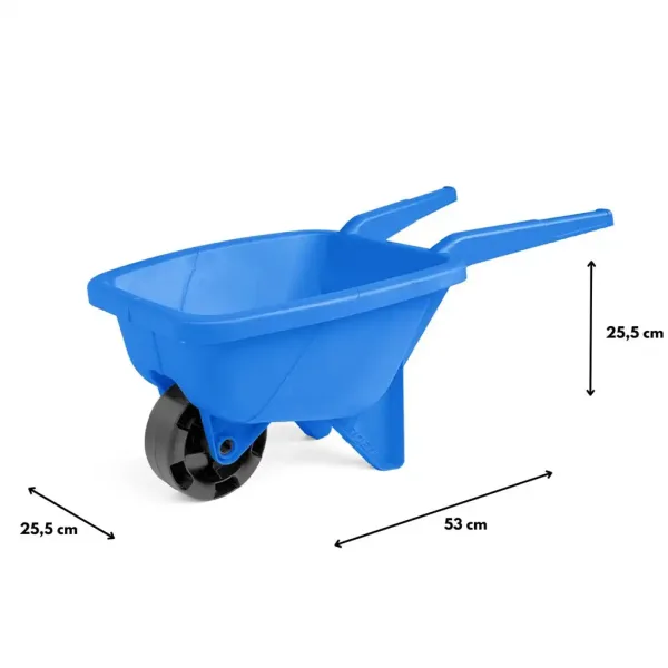 Plava 53 cm pješčana kolica - Wader slika 2