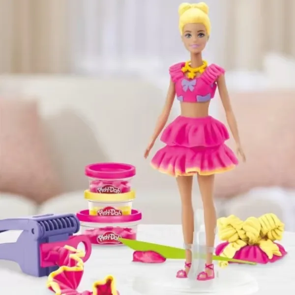 Play-Doh: Barbie kovrče i mašne set za modeliranje - Hasbro slika 3