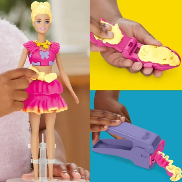 Play-Doh: Barbie kovrče i mašne set za modeliranje - Hasbro slika 4