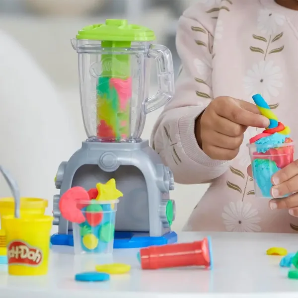 Play-Doh: Swirlin Smoothies Blender s 5 posuda za modeliranje 198g slika 4
