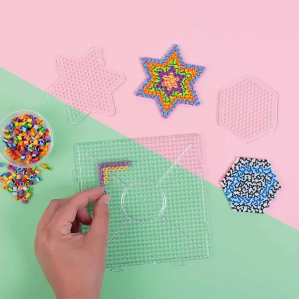 PlayBox: 5 mm MIDI perle za glačanje - Prugasti komadi u pakiranju od 10.000 komada slika 2