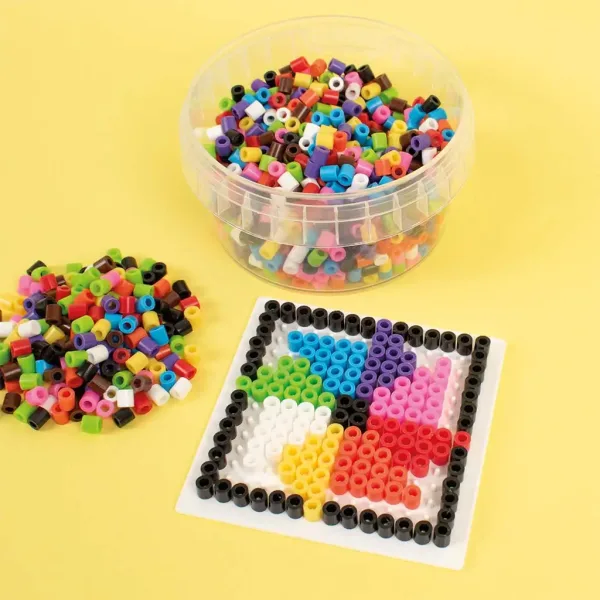 PlayBox: 5mm MIDI perle za glačanje - mješavina 10 živih boja, 1000 komada slika 2